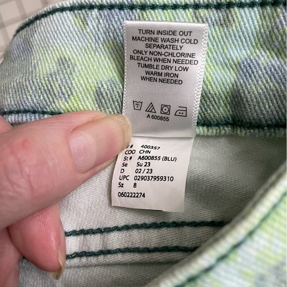 LOGO Lori Goldstein cropped floral print jeans - Picture 4 of 7